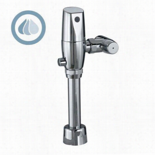 American Standard 6067121.002 Selectronic 1.28 Gpf Exposed Toilet Flush Valve In Polished Chrome