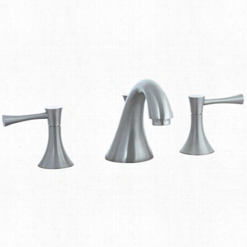 Cifial 245.110.620 Bookhaven Double Lever Handle Widespread Lavatory Faucet In Satin Nickel