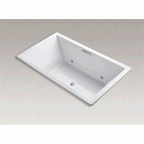 Kohler K-1174-gcr Undersocre 72"" X 4"" Drop-in Bubblemassage Bath Tub With Chromatherapy