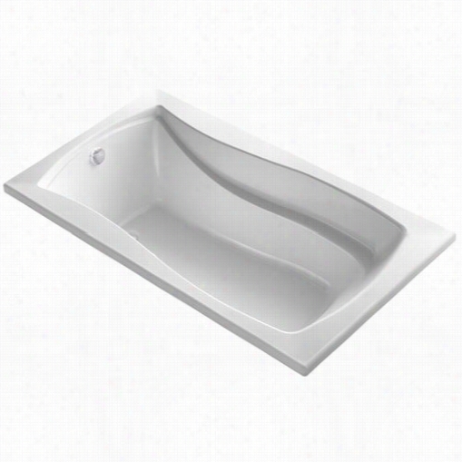 Kohler K-1224-gw Mariposa 66"" X 36&quo;t" ;drop In Bah With Reversible Drain And Bask Heated Surface