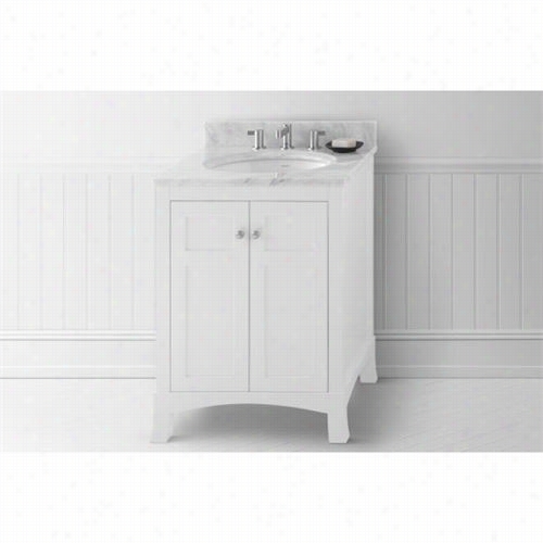 Ronbow 050524-3 Hampton 24"" Wood Vanity Cabinet With 2 Wood Doors, 1 Hidden Drawer And Adjustable Sheof