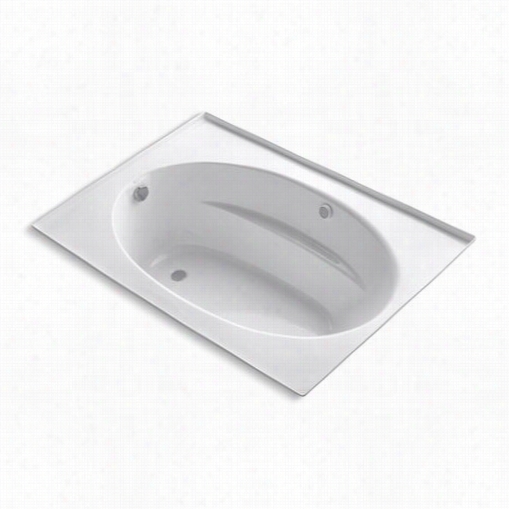 Koher K-1112-gf Windw Ar D60"" X 422"&quott; Tile-in Bubblemassage Bath Tub With Four Side Integtal Flange