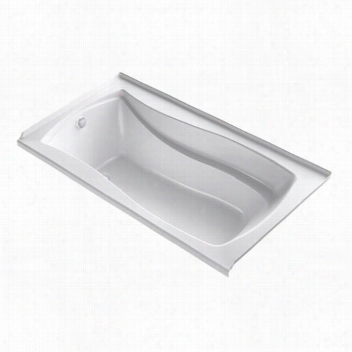 Kohler K-1224-glw Mariposa 6&6quuot;" X 36"" Three Wall Alcove Bath With Iimtegral Tile Flange And Left Hand Drain