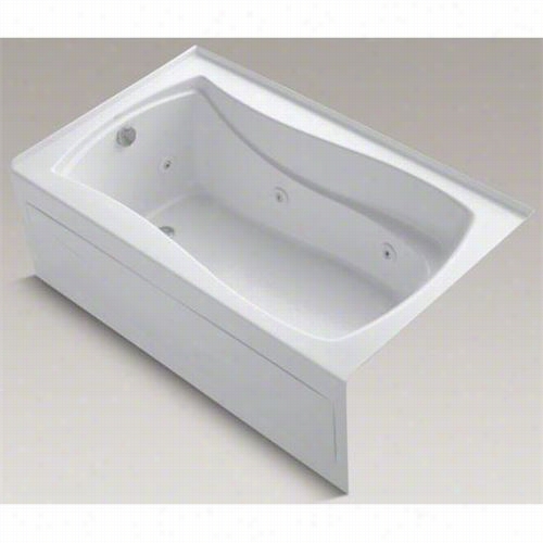 Kohler K-1239-lwa Mariposa 60"" X 36"" Vortex Bat With Inyegral Apron, Left Hand Drain And Bask Heated Superficies