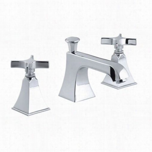 Kohler K-454-3s Memoirs Widespread Bathroom Faucet With Stately Design And  Cross Handles