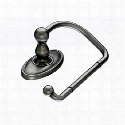 Top Knobs Ed4apc Eddwardian Bath Tissue Hook With Oval Backplate In Antique Pewter