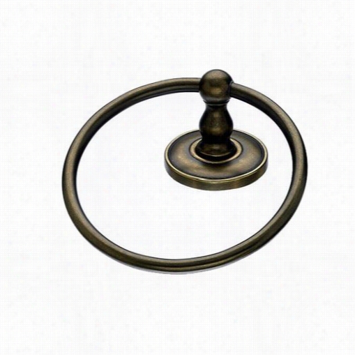 Top Knobs Ed5gbzd Edwaridan Baath Ring In The Opinion Of Plain Backplate In Geerman Bronze