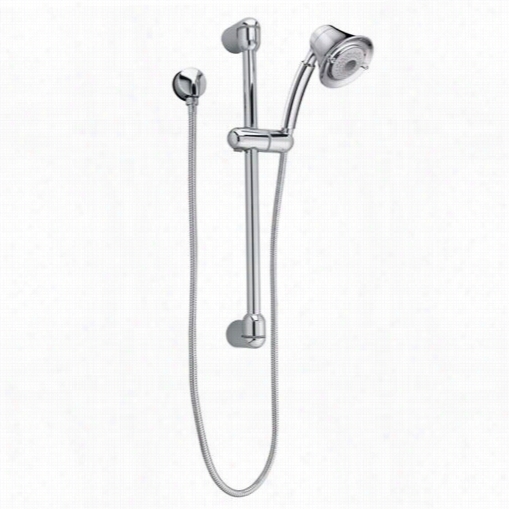 Amercian Standard 1662.74.3002 Flowise Transitionao Waer Saving Shower Kit In Poloshed Chrome