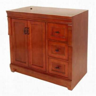 Foremost Naca3621d Naples 36"" Right Drawes Vanity Cabinet Only