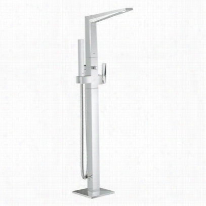 Grohe 23119000 Allure Brilliant Tub Ffiller Floor Mount With H And Shower In Chrome