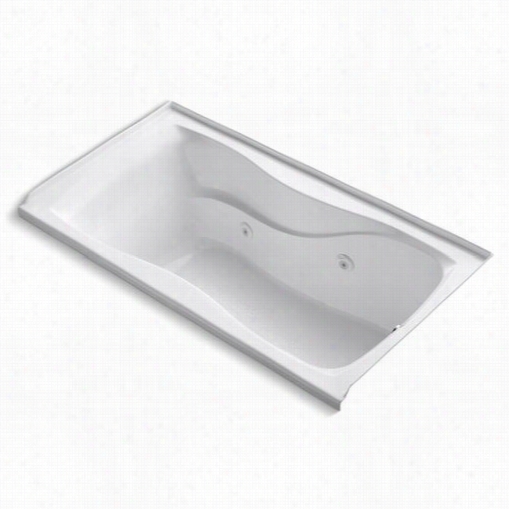Kohler K-1209-rh Hourgllass 60"&qot;  32"" Alocve Whirloool Bath  With Integral Tile Flange Very Hand Dain And Heater