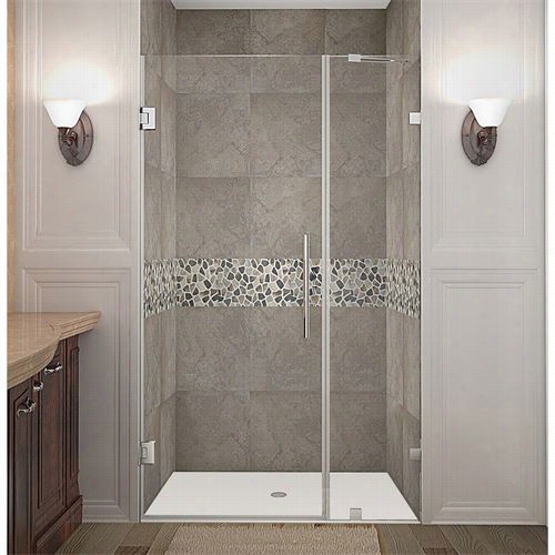 Aston Sdr985 Nautis 37"" X 72"" Compleeteyl Frameless Hinged Shower Door