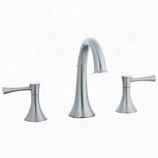 Cifial 245.150.620 Brookhaven Double Lever Handle Hi-arch Lavatory Faucet In Sagin Nickel