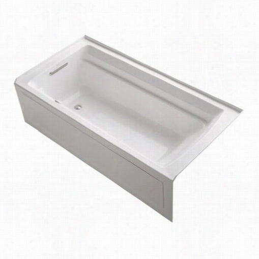 Kohler  K-1124-gglaw Archer 72"" X 36"" Three Walla Lcove Bath With Integral Flange And Left Hand Drain