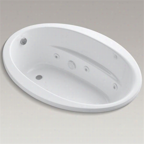 Kohler K-1162-w1 Sunward 60"" X 42"q&uot; Drop-in Whilpool With Bask Heated Surface And Reversible Drain