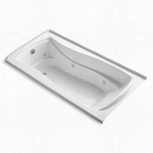 Kohler K-1257-wl Mariposa 72"" X 36";" Whir Lpol Bath With Integral Tile Flange, Left Hand Drain And Bask Heated Surface