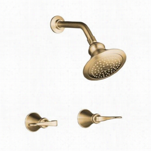 Kohler K-16214-4r Evival Shower Faucet With Scroll Lever Handles