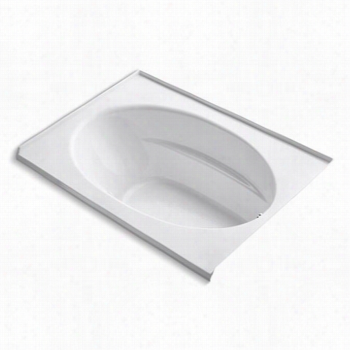 Kohler K-1112-grf Wnidward 60"" X 42""; Alcovve Bubblemassage Bath Tub Witht Hree Side Integral Flange And Rigut Hand Drain