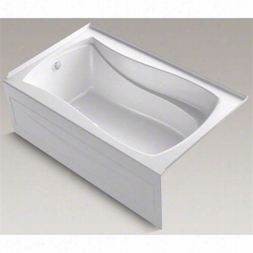 Kohler K-1239-gla Mariposa 60"" X 36"" Alove Bath With Integral Apron And Lef T Handiwork Drain