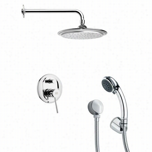 Remer By Nameek's Sfh604 4 Orsino 3"" 4 Function Shower Faucet In Chrome With Hand Shower