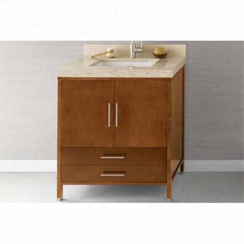 Ronbow 039230-3 Juno 30"" Wood Vanity Cabinet With Double Wood Doors And One Large Drawer