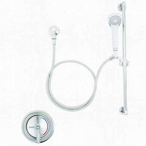 Spekman Sm-3040 Versatile Single Metal L Ever Handke Influence Balanced Valve With Personal Han D Shower, 69"&wuot; Hoes And 30"" Slide Hinder