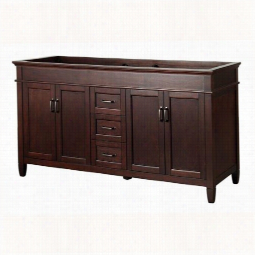 Foremost Asga6021d Ashburn 60""w Vanity Cabinet Onlyi N Mahogany