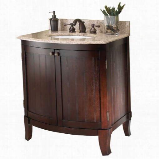 Foremost Bl Bellani Bath Vanity With Mohave Beige Granite Vanity Top - Vanity Top Includde