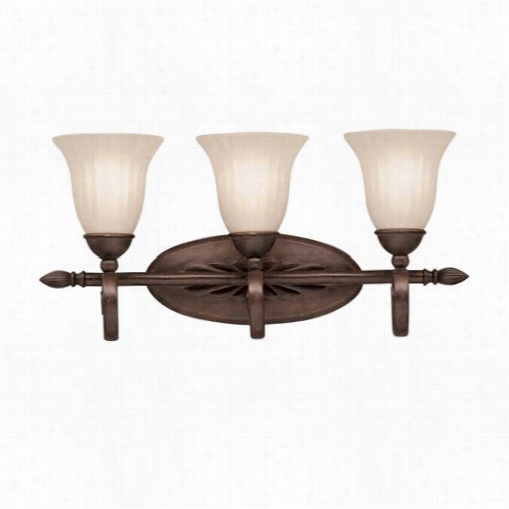 Kichlre Lighting 5928tz Willowmore  3 Light Tannery Bronze Bath Bar