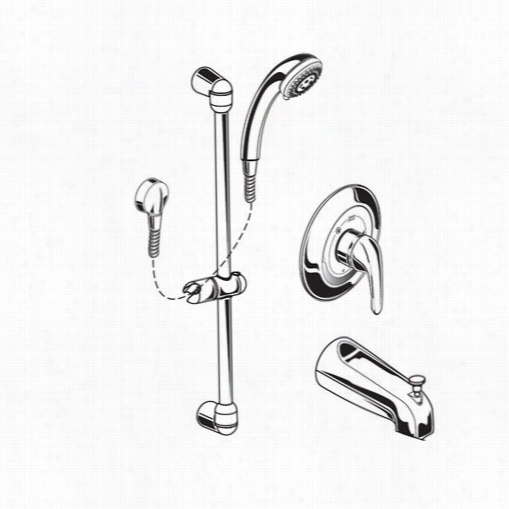 American Standard 1662215.002 Commercial 1.5 Pm Shower System Kit