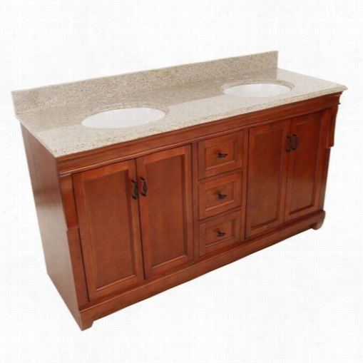 Foremost Naca Naplles 61"" Vanity Wth Double Sink - Vanity Top Ihcluded