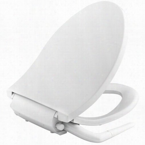 Kohler K-5724-0 Puretide Elongatd Manual Bidet Seat In White