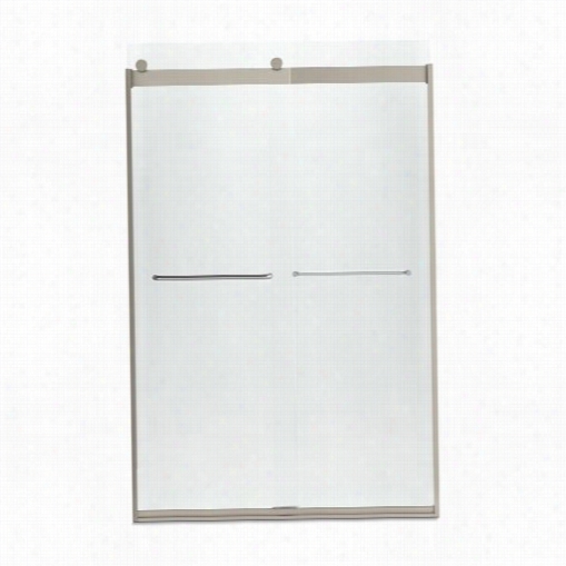 Kohler K-706014-d3 Levity 74"" X 47-5/8"" Sliding Shower Door With Towel Bar And 1/4"" Frosted Glass