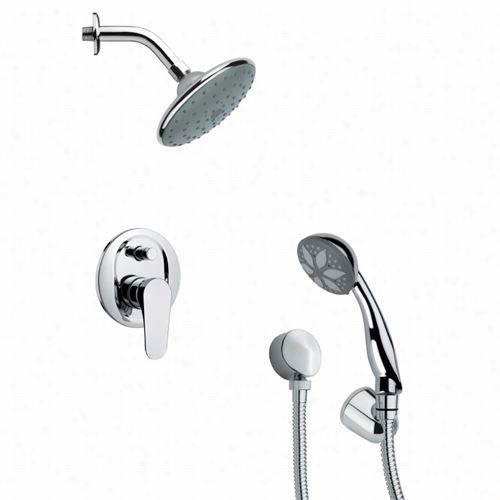 Rem Er By Nnameek's Sfh6190 O Rsino 3-1/3"" Sleek Recent Shower Faucet In Chrome With Hand Shower And 7--2/7""h Diverter