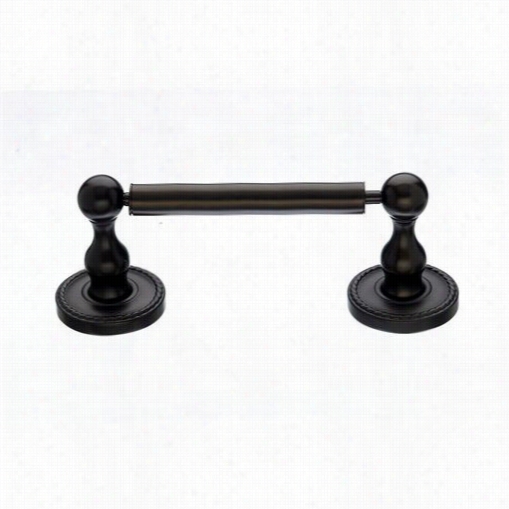 Top Knobs Ed3orbf Edwardian Bath Tissue Holder With Rope Backplate In Oil Rubbed Bronze