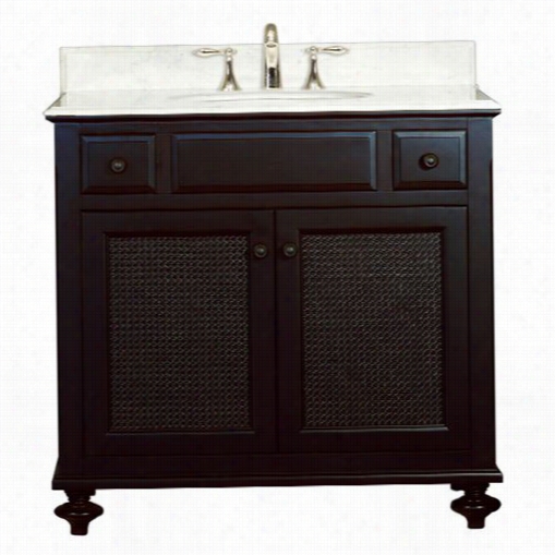 Water Creation London36 London 36&q Yot;" Wide Single Ruin Bathroom Vnity - Vanity Top Included