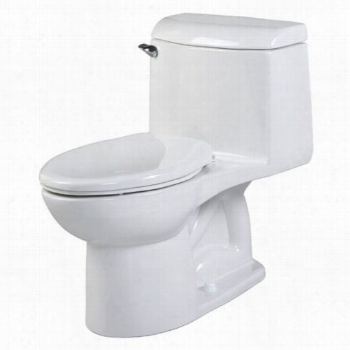 American Standard 2034.014 Champion 4 One Piece Elongated Right Height Toilet Less Toilet Seat