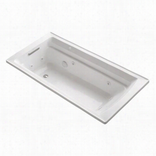 Kohler K-1124-w1 Archer 72"" X 35"" Drop In Whirlpool Bath Withreversible Drain