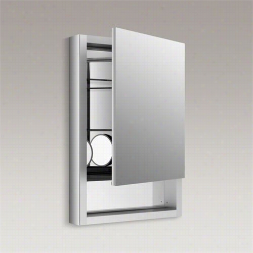 Kohler K-99005-r-na Verdera 20"" Aluminum Medicime Cabinet With Magnifying Mirror And Right Hand Hinge