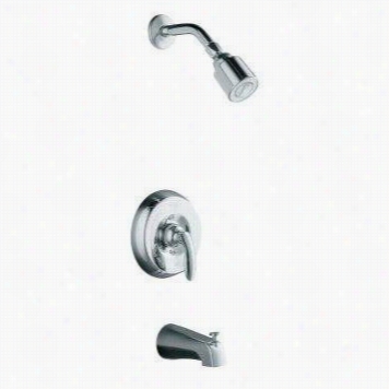 Kohler K-t15601-4 Coralais Bath/shower Fluctuate Set With Lever Handle