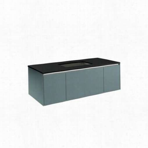 Robern Vd48bcl23 48"" Three Drawer Deep Vanity In Sea With Nightlight