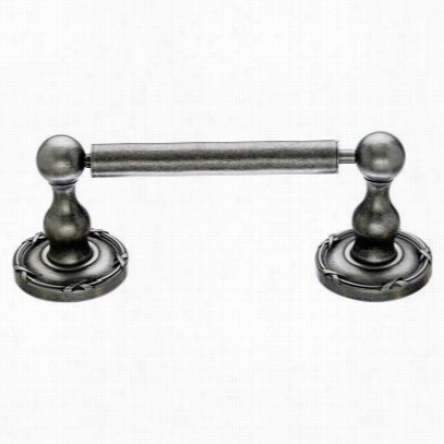 Top Knobs Ed3ape Edwardian Ath Tisue Holder With Ribbon Backplate Iin Antique Pewter