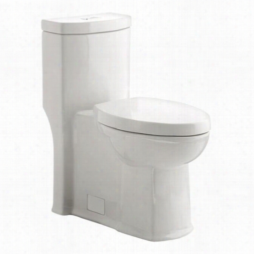 American Standard 2891200.020 Boulevard Dual Flush Right Height Elongated One Piece Toilet I  Nwhiet With Seay