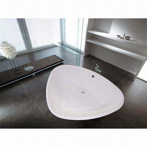 Aquatica Purescape400 Puresscape 73-3/4"" Specialty Shape Freestanding Acrylic Bathtub