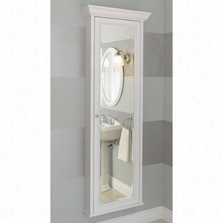 Robern Mfh1d Fairhaven Full Length 1 Door Semi Recessed Mount Cabinet