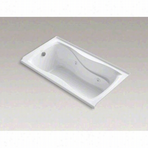 Kohler K-1209-ll Hourglass 60"" X 32"" Alcvoe Whirlpool Bath With Integral Tile Flange And Left Hand Drain