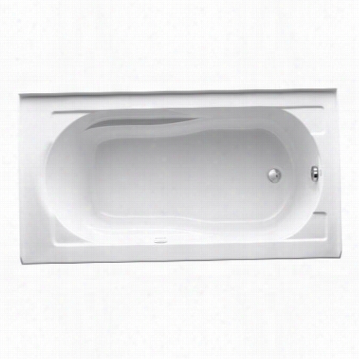 Kohler K-1357-rgaw Devonshire 60"" X 32"" Three Wall Alcove Bath  With Integral Apron, Tile Fl Ange, Right Hand Drain And Bask Heated Surface