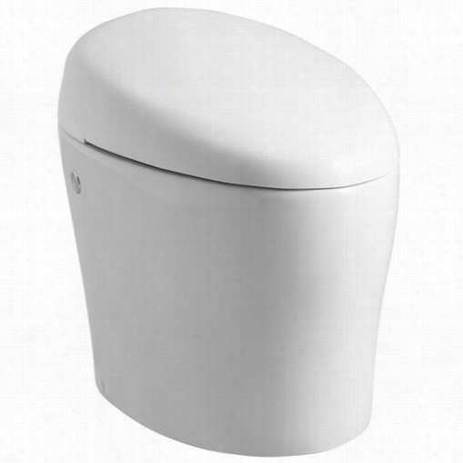 Kohler K-402-60 Karing Skirted One Piece Elongated Toilet In White With Bidet Functionality