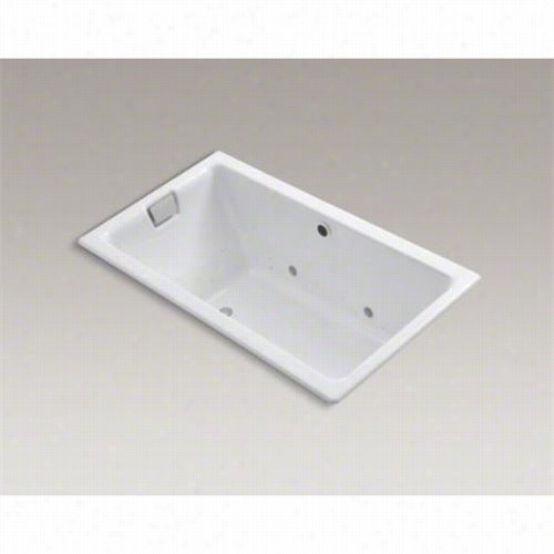 Kohler K-856-gc0 Tea-for-two 66"&quo T; X 36&quott;" Drop-in Bubblemassag Ebath Tub With Wite Airjet And Chromatherapy Lights