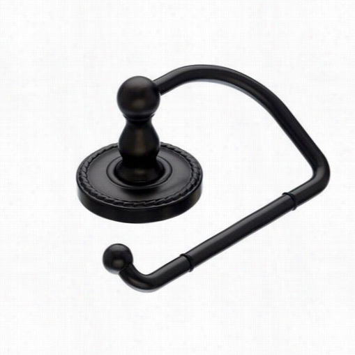 Top Knobs Ed4orbf Edwardian Bath Tissue Hook With Rope Backplate In Oi L Rubbed Ronze